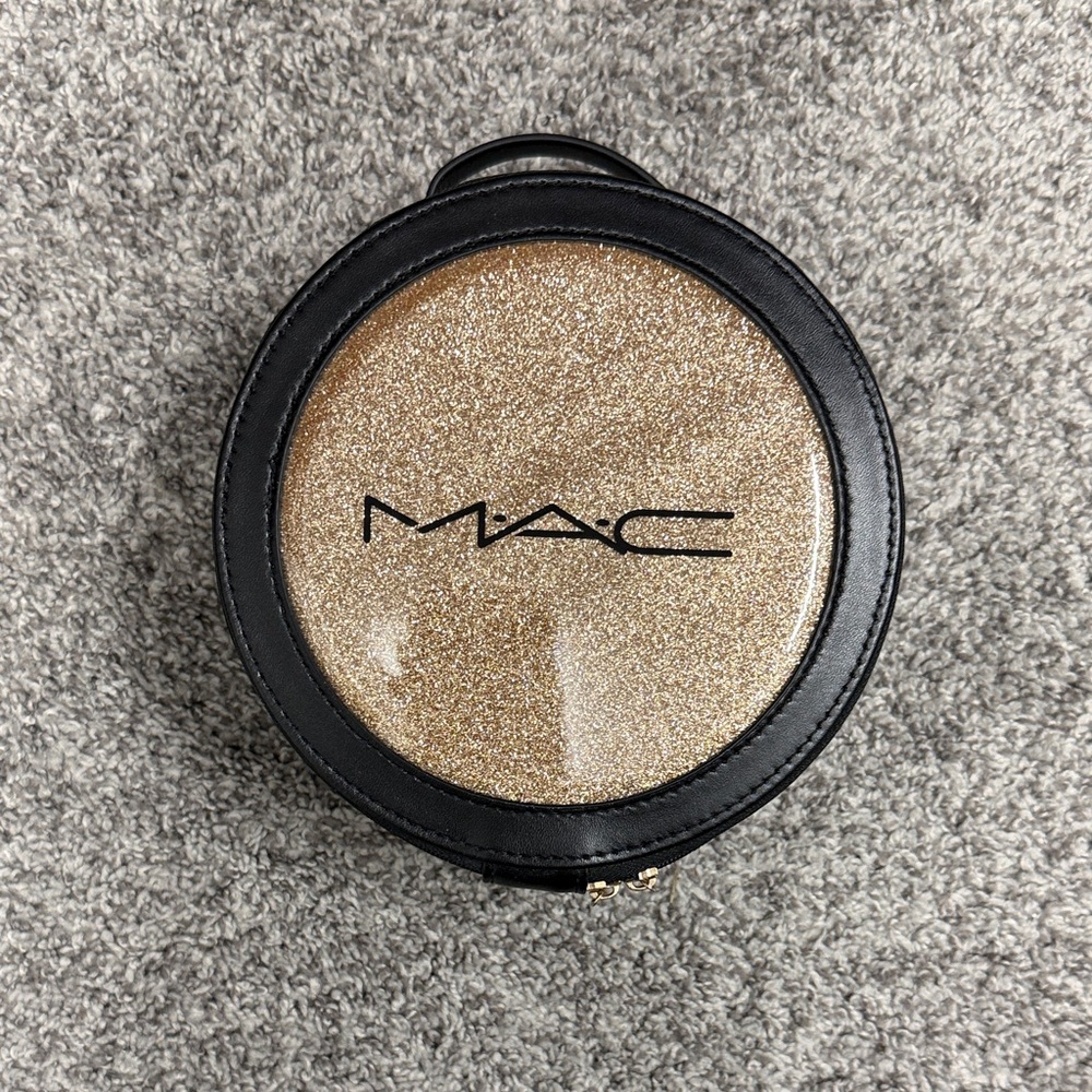 MAC Cosmetics Glittering Gold Makeup bag